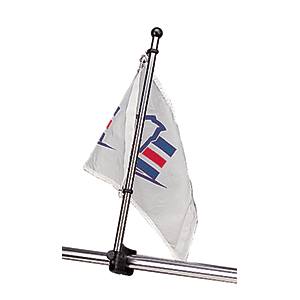 Asta de bandera con montaje en riel de acero inoxidable Sea-Dog - 17" [327122-1]