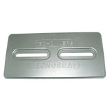 Ánodo de placa de aluminio Tecnoseal - 12" x 6" x 1/2" [TEC-DIVERS-AL]