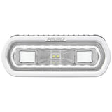 RIGID Industries SR-L Series Marine Spreader Light - Montaje en superficie blanca - Luz blanca con halo blanco [51100]