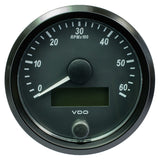 VDO SingleViu 80mm (3-1/8") Tachometer - 6,000 RPM [A2C3833010030]