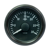 Manómetro de freno VDO SingleViu 52mm (2-1/16") - 30 Bar - 0-4.5V [A2C3832720030]