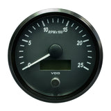 Tacómetro VDO SingleViu de 100 mm (4") - 2500 RPM [A2C3832820030]