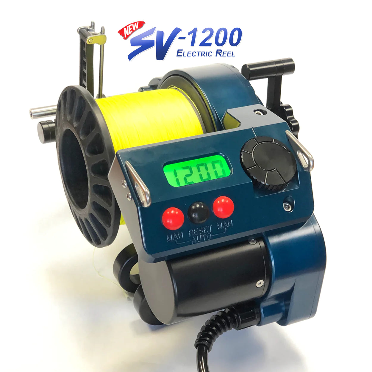 commercial fishing electric reels LP SV-1200 Commercial 12V Electric Reel – El Capitan Marine & Fishing Center
