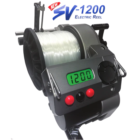LP SV-1200 Commercial 12V Electric Reel โ El Capitan Marine & Fishing Center